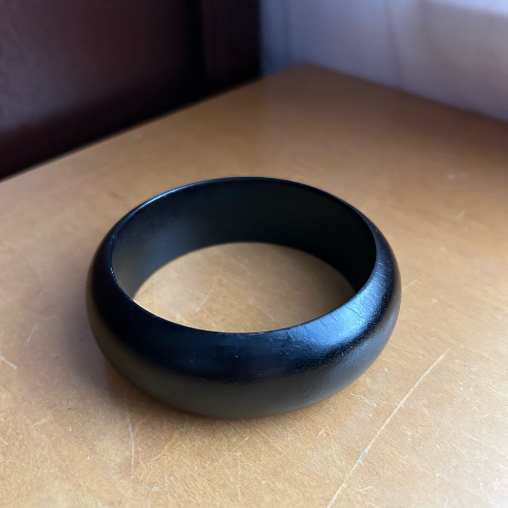 Wooden Bracelet in Black